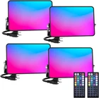 Rgb Led Flood 40W - Color Changing Outdoor Spotlights With Remote, Pack New. Price: $116.99.