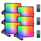 Onforu 6 Pack Rgb Led Flood Outdoor, 70W Color Changing Uplights W/remote Open. Price: $139.99.