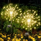 Anordsem Solar Garden Lights Outdoor: Bendable Pack 120 Leds, Warm White New. Price: $24.99.