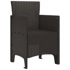 Garden Chair With Cushion Polypropylene Modern Outdoor Seating Patio Vidaxl New. Price: $137.99.