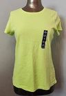 Nwt Johns Bay Luminous Lime Green Shirt Womens Size Chest 304-36163 New. Price: $14.00.