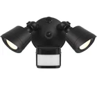 Savoy Essentials Outdoor Motion Sensor Flood Light, 2-LIGHT 44 Total Watts Black Open. Price: $59.24.