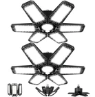 Iskydraw Led Garage Lights 2 18500LM Bright PACK-185W, Black New. Price: $35.99.