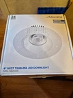 Maxxima 6IN Trimless 5CCT Led Recessed Downlight 24W 2000LM Dimmable New. Price: $22.50.