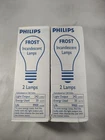 Philips - 40W 130V 2700K (frosted) A19 Base Light (2 Pack Bulbs) New. Price: $21.99.