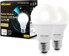 Dicuno Radar Motion Sensor Light Bulbs Outdoor, 12W (100W Equivalent), New. Price: $22.99.