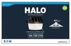 Eaton Halo Bronze Outdoor Led Area Dusk Dawn Security Light Photocell 5500 Lm New. Price: $74.99.