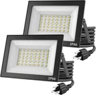 2-PACK 50W Led Flood Lights, 9000LM Waterproof Outdoor Security Lighting 5000K New. Price: $38.30.