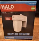 Halo Led Dusk To Dawn Entry Wall Light Sconce, 1100 Lumen - FE10A35GLMW New. Price: $31.49.