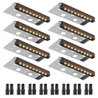 Led Hardscape Lighting, 6.8 Inch Retaining Wall Lights, 3W 12V-24V Ac/dc Low Vol New. Price: $182.67.