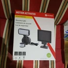 New Utilitech 120-DEGREE Bronze Solar Led Outdoor Motion-activated Flood Light. Price: $29.99.