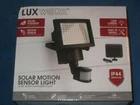 Luxworx LXS1200A Home Security Solar Motion Sensor Light, Black, 108 Led, New!. Price: $21.50.