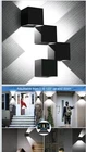 Ledmo 20 Watt Wall Mount Pack Of 4 Lights Black Open. Price: $65.99.