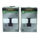 270 Black Motion Sensor Battery 2-HEAD Dusk To Dawn Led Security Floodlight 2PK Open. Price: $59.99.
