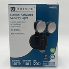 Utilitech Motion Activated Led Security Light Black, Hard-wired #4090272 New. Price: $15.97.