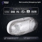 Medinah Power Led Wet Location Emergency Light W/ 2 Round Adjustable Flood Lamp New. Price: $25.41.