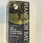 Hampton Bay Led Color Changing Flood Light Black Outdoor Low Voltage WH1501L-3 New. Price: $18.99.
