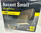 Cooper Lighting Solutions Axcent Small Led Wall Pack Walkway 14W 120-277V Open. Price: $94.99.