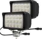 2PACK 6.3IN Led Work Lights 12V/24V 4500LM 6500K 45W, White New. Price: $110.21.