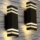 12.8INCH Led Rectangular Outdoor Fixture Wall Sconce Lights 12W Large Mode New. Price: $89.31.