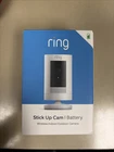 Ring Stick Up Outdoor Wireless Security Camera - White New. Price: $48.99.