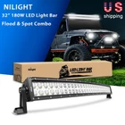 Nilight 32" Inch 180W Curved Led Bar Spot Flood Combo Off-road Suv Atv Utv New. Price: $69.99.