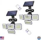 2 Pack Solar Outdoor Security Lights 3500LM 333 Led Motion Sensor Flood New. Price: $74.69.