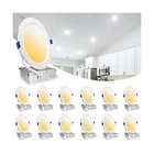 12 Pack Led Recessed Lighting INCH,1800LM 16W=200W, 3000K Ultra-thin Can Li... New. Price: $156.28.