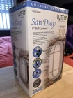 Lutec San Diego Led Outdoor Wall Lantern White 450 Lumens 9.5W Coastal Guard New. Price: $44.44.