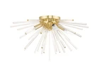Livex Lighting 41250 Brass Utopia 4-LIGHT 20"W Flush Mount Ceiling Fixture New. Price: $267.66.