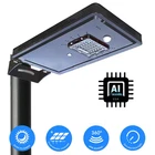 Solar Power Dusk To Dawn Black Aluminum Outdoor Integrated Led Ai-smart Sensing New. Price: $138.04.