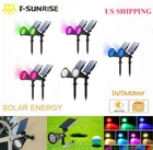 2X Solar Spotlight Led Outdoor Garden Lawn Landscape Security Pathway Lamp New. Price: $39.99.