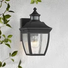 John Timberland Beaufort 12" Black Motion Sensor Outdoor Wall Light New. Price: $99.99.