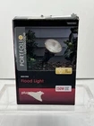 Portfolio 150W Outdoor Grounded Plug-in Rust-resistant Adjustable Flood Light Fs Open. Price: $16.99.