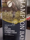 Hampton Bay Led Color Changing Flood Light Low Voltage Black Metal 1000 Lumens New. Price: $26.99.