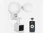 Wasserstein 3-IN-1 Floodlight Charger Mount Wyze Cam V3 1500 Lumens White Open. Price: $25.00.