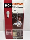 New Sylvania Utility Frosted 300W Indoor Outdoor PS30 Bulb 300M/IF/RP 5860 Lm Open. Price: $8.50.