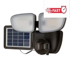 Halo Solar Led Flood Light, Twin Head, 180 Sensor, 1000 Lumens, Outdoor Secur New. Price: $55.16.