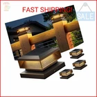 Letmy 2X Bigger Size Solar Post Cap Lights Outdoor 4 Pack, 56 Brighter Leds Fenc New. Price: $66.63.