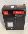 Globe Electric Wired 1500 Lumens Motion Activated Sensor Led Security Light Open. Price: $16.00.
