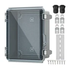 Joinfworld Outdoor Wifi Enclosure 8.7"X6.7"X4.3" Clear, New. Price: $37.99.
