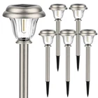 Deraysion Solar Lights Outdoor Waterproof, Brushed Stainless Steel Color New. Price: $77.99.