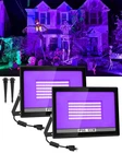 T-sun 2 Pack 100W Led Lights, Flood With Plug, Hallowe... New. Price: $79.73.