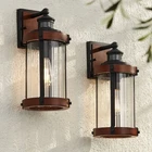 John Timberland Stan 15 1/2" Motion Sensor Black Outdoor Lights Set New. Price: $289.99.
