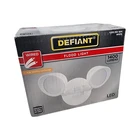 Defiant Led Flood Light 1400 Lumens Switch Activated White Outdoor Security Used. Price: $22.95.
