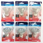 Nos! Six (6) Westinghouse 50W MR16 Frost GU10 Mini-reflector Flood Bulbs New. Price: $24.99.