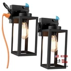 Bdrofn 2-PACK Dusk To Dawn Light Fixtures,outdoor Wall Outlet-dtd New. Price: $76.50.