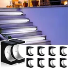 Jsot Step Lights, 8 Pack Solar Deck For Outside, Cool White New. Price: $25.99.
