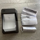 Commercial Electric 1450 Lumen Led Bronze Dusk To Dawn Wall Pack Light, 4000K Open. Price: $24.99.