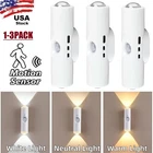 3PCS Motion Sensor Led Night Light Rechargeable Magnetic Wall Lamp Colors Usa New. Price: $15.69.